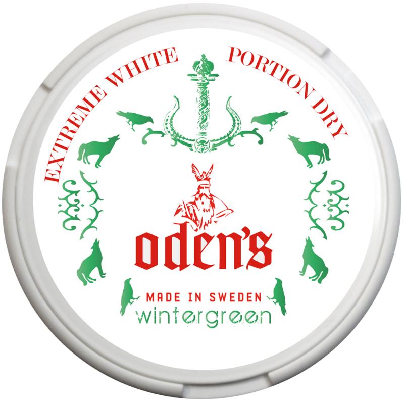Odens Pure Wintergreen Extreme White Dry Portion