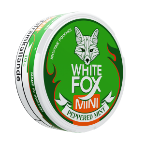 White Fox Peppered Mint All White Mini Portion