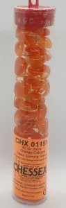 Orange Catseye Glass Stones Qty 40 or more (12-14 mm)