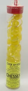 Yellow Catseye Glass Stones Qty 40 or more (12-14 mm)