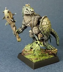 Lizardman with Club and Shield