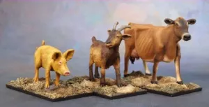 Animal Companions: Goat, Pig, Cow