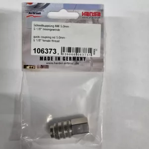 Quick coupling nd 5.0mm - G 1/8 inch female thread