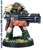 VIRIDIAN ASSAULT MARINE WITH CHAIN GUN (1 per förpackning)