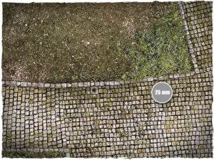 Game mat - Cobblestone Streets (6x4 foot)