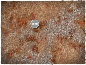 Game mat - Parched Fields 3x3 foot