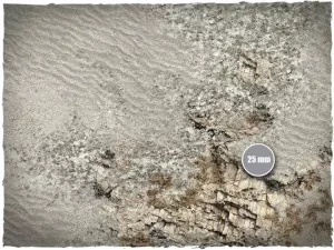 Game mat - White Desert 3x3 foot