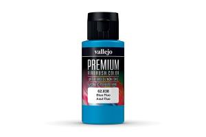 Vallejo Premium Airbrush Color: Blue Fluo (60 ml)