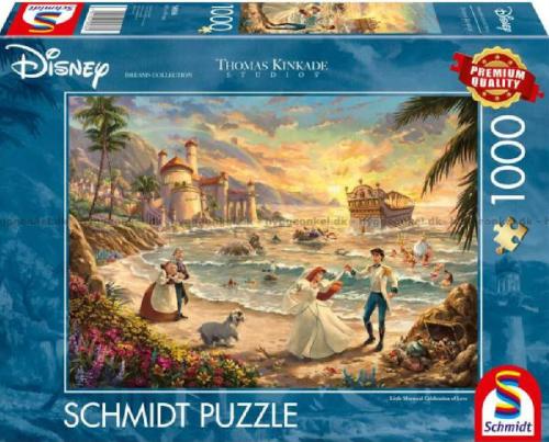 Thomas Kinkade - Disney - The Little Mermaid Celebration of Love (1000 pieces)