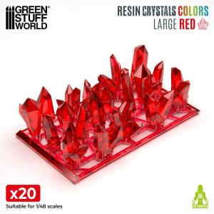 RED Resin Crystals - Large