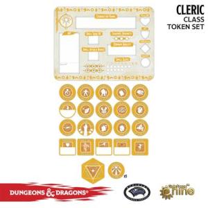 D&D 5th ed: Token Set Cleric (Player Board & 27 tokens)
