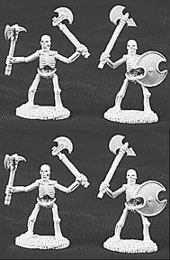 Skeletons W/axes Deluxe Army Pack (5)