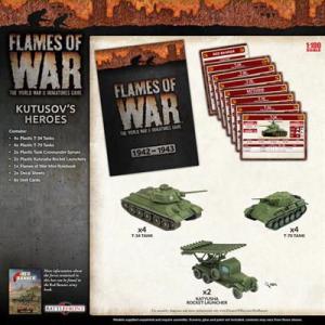 KUTUSOVS HEROES (x4 T-34s, x4 T-70s, x2 Katyushas plastic army)