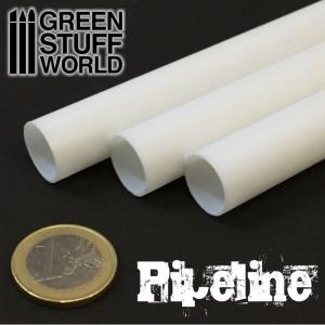 Plasticard - Profile TUBE 15mm PIPELINE