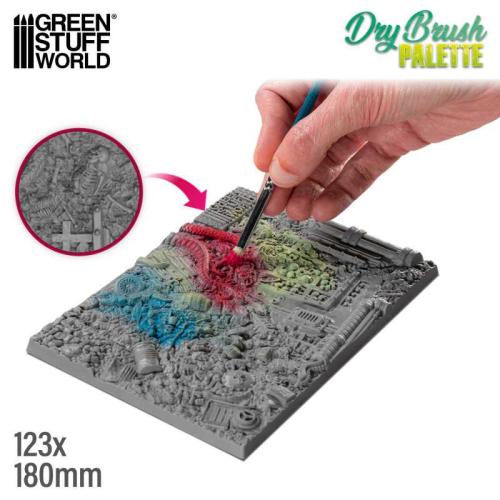 Green Stuff World Drybrush texture palette