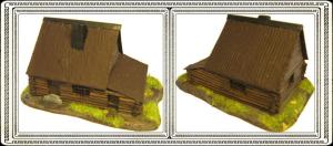 Soviet loghouse, large (15mm skala)
