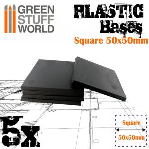 Plastic Bases - Square 50x50 mm