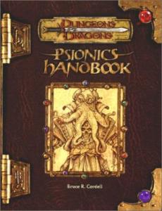 D&D PSIONICS HANDBOOK (Hardback)