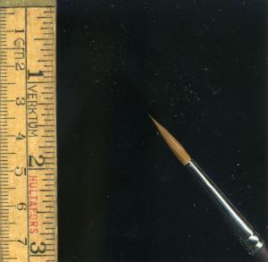 KOLINSKY RED SABLE SIZE 5 WATERCOLOR AND MINIATURE BRUSH