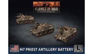 M7 Priest Artillery Battery (x3 Plastic)