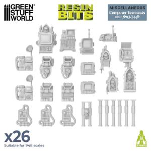 Computer Terminals with Skulls