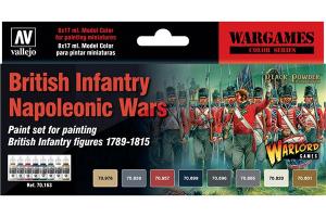 BRITISH INFANTRY NAPOLEONIC WARS 8X17ML