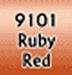 Master Paint Ruby Red Metallic 1/2 Oz