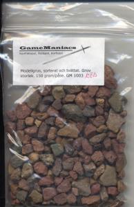 MODELLGRUS RÖTT, STORLEK GROV (ca 6-12 mm)