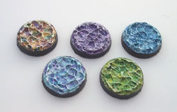 Epicast 25mm Warp Flame round bases (5)