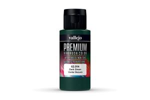 Vallejo Premium Airbrush Color: Dark Green (60 ml)