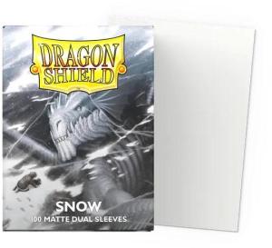 Dragon Shield Matte Dual Sleeves Standard Size: Snow (100)