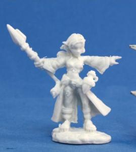 Cassie, Gnome Wizard (sculpted by Werner Klocke)