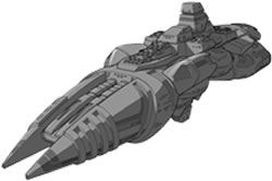 Terran Conquest Class Battleship (1/pack)
