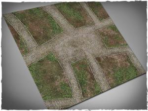 Game mat - Cobblestone Streets 3x3 foot