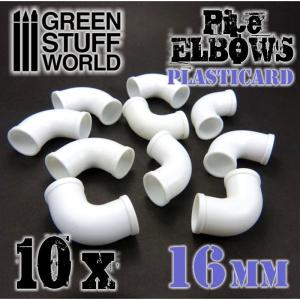 Plasticard Pipe ELBOWS 16mm
