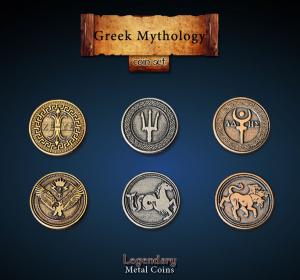 Greek Mythology Coin Set