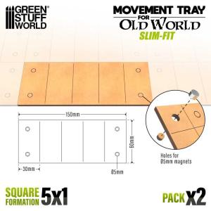 MDF Movement Trays - Slimfit 150x60mm
