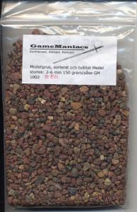 MODELLGRUS RÖTT, STORLEK MEDEL (ca 2-6 mm)