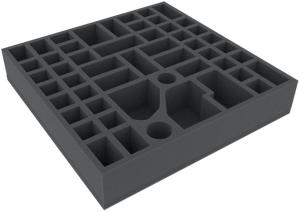 AGEL055BO 295 mm x 295 mm x 55 mm foam tray for board game boxes