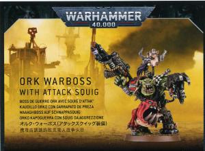 ORK WARBOSS WITH ATTACK SQUIG