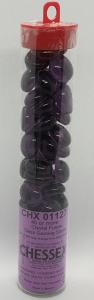 Crystal Purple Glass Stones Qty 40 or more (12-14 mm)