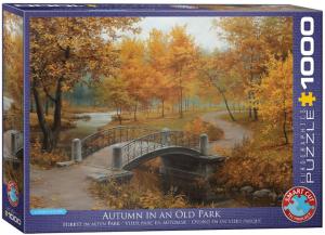 Puzzle - Autumn in an old park (1000 pieces)