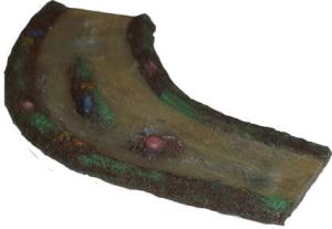 9´ Curve w/2 Islands Muddy (15 mm skala)´