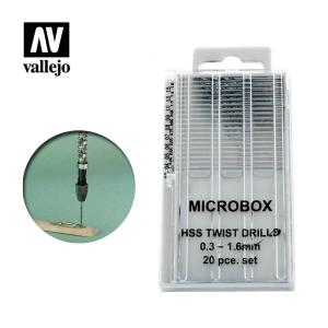Vallejo Microbox Drill Set 0.3-1.6mm
