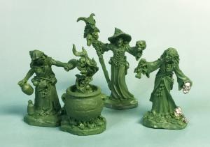 WITCH COVEN (3)AND CAULDRON