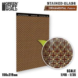 Ornamental Pattern Stained Glass
