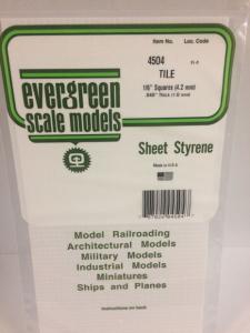 PLASTICARD PLATTOR RUTMÖNSTER 4.2x4.2 mm 350x150 mm 1 mm tjock (1)