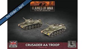 Crusader Armoured AA Platoon (x2 Plastic)