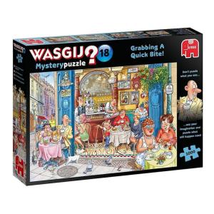 Wasgij Mystery 18: Grabbing A Quick Bite! (1000 pieces)