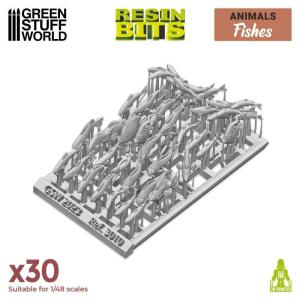 3D printed set - Fish Collection